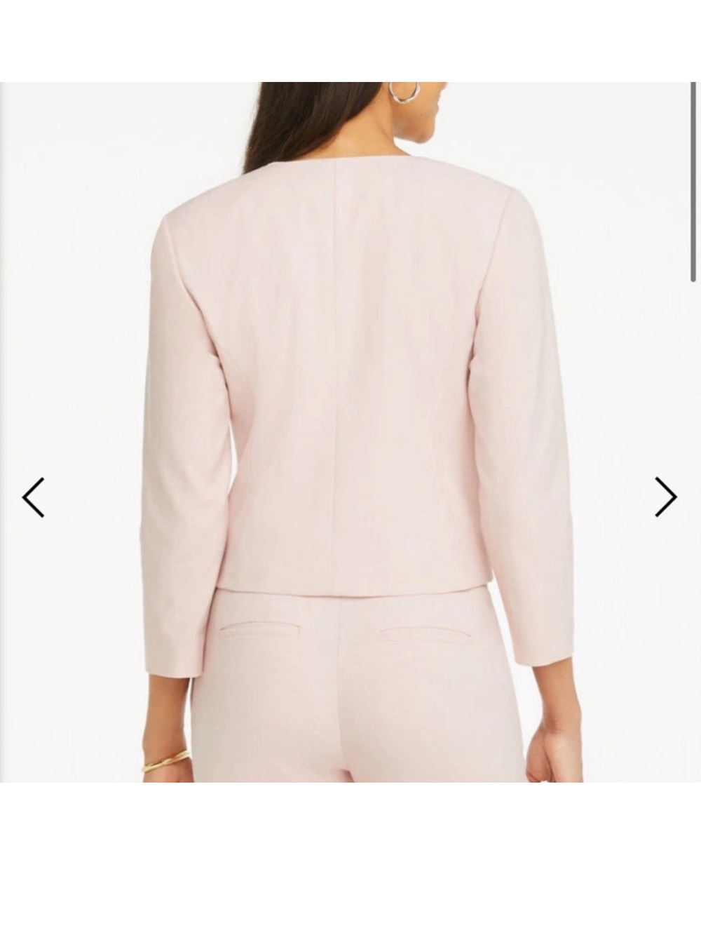 Ann Taylor Light Pink Straight-Leg Dress Pants - Picture 5 of 5